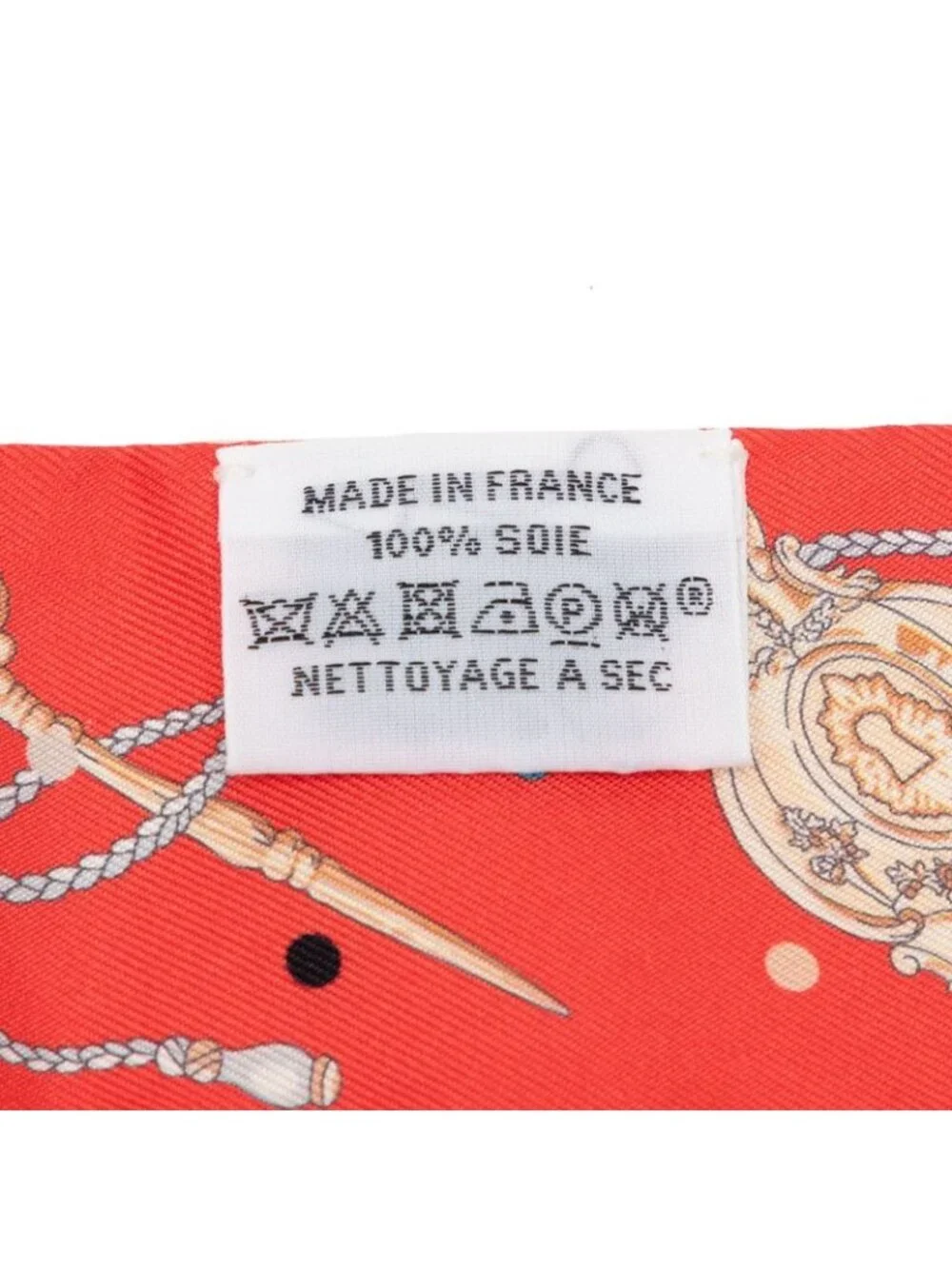 Hermes les Cles a Pois Scarf Pink Silk